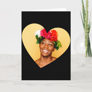 Carte T Shirt cœur personnalisé pour la Saint-Valentin