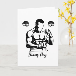 Carte T-Shirt de boxe