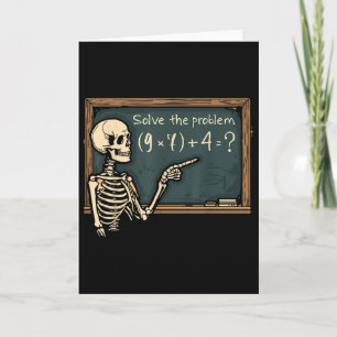 Carte T-shirt drôle squelette Halloween blague 67 Brainr