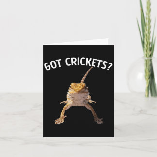 Carte T-shirt Got Crickets Dragon barbu 