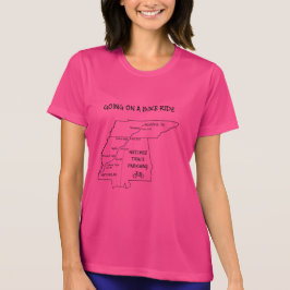 Carte T-shirt Natchez Trace Route