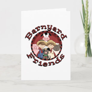 Carte T-shirts et cadeaux Barnyard Friends