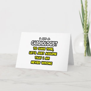 Carte T-shirts et cadeaux cardiologistes amusants