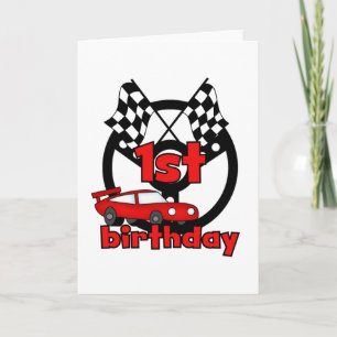 Carte T-shirts et cadeaux d'anniversaire de courses d'au