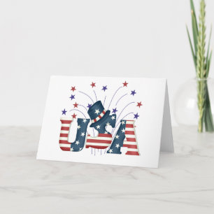 Carte T-shirts et cadeaux de bannière étoilée des