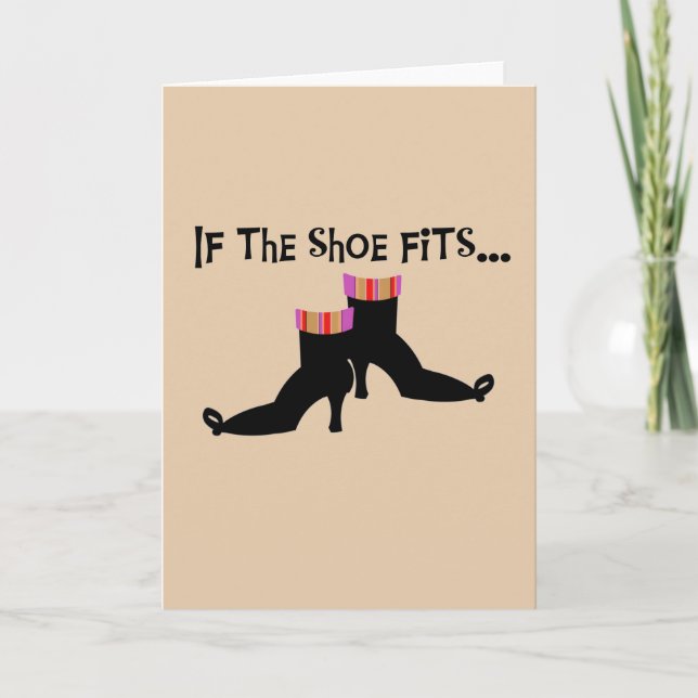 Carte T-shirts et cadeaux de Chaussures de Sorcière (Devant)