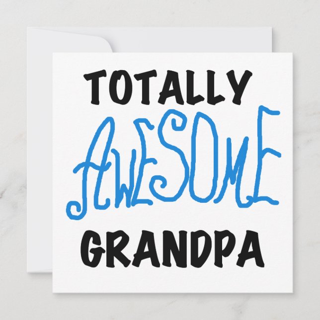 Carte T-shirts et cadeaux de grand-père absolument génia (Devant)