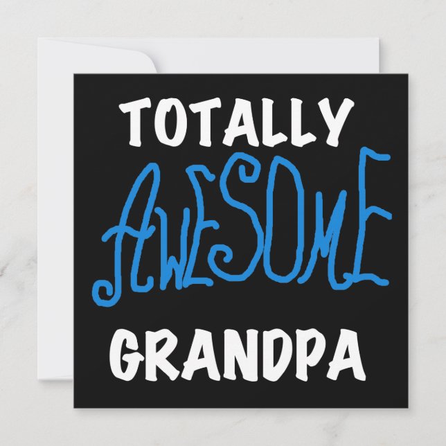 Carte T-shirts et cadeaux de grand-père absolument génia (Devant)