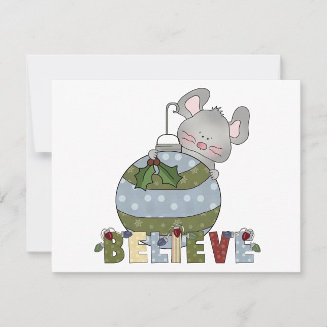 Carte T-shirts et cadeaux de l'ornement de souris (Devant)