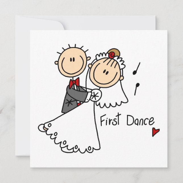 Carte T-shirts et cadeaux de mariée et de première danse (Devant)