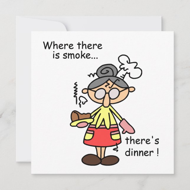 Carte T-shirts et cadeaux fumés et dîners (Devant)