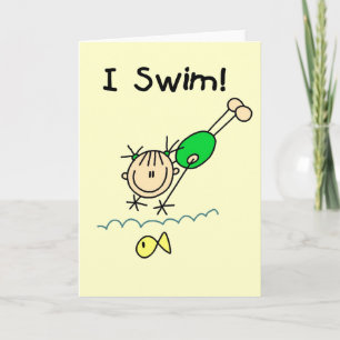 Carte T-shirts et cadeaux Girl I Swim