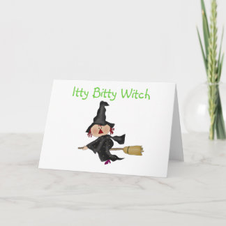 Carte T-shirts et cadeaux Itty Bitty Witch