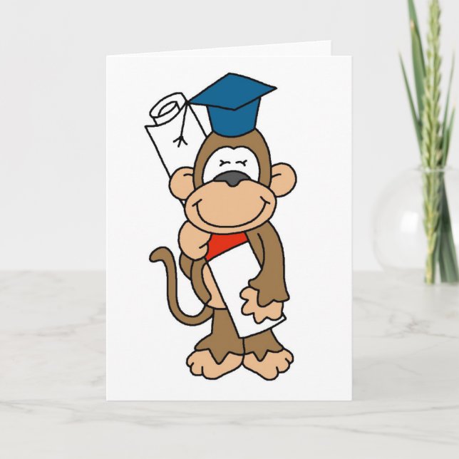 Carte T-shirts et cadeaux licenciés de singe (Devant)