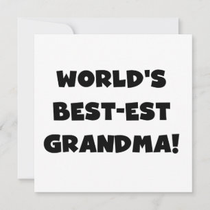 Carte T-shirts et cadeaux noirs de grand-mère les plus b
