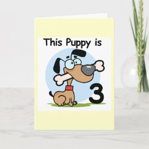 Carte T-shirts et cadeaux pour le 3e anniversaire de ce 