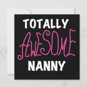 Carte T-shirts et cadeaux rose Nanny absolument géniaux