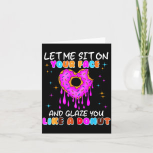 Carte T-shirts inappropriés Funny Donut pour femmes adul