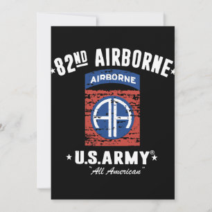 Carte T-Shirts veteran classique de la 82e division aéro