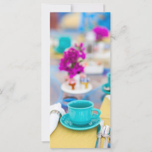 Carte Table au restaurant