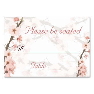 Carte table Cherry Blossom