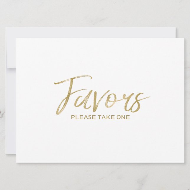 Carte "Table des cadeaux" Panneau de mariage | Lettre do (Devant)