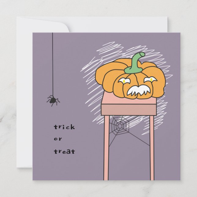 carte table halloween (Devant)