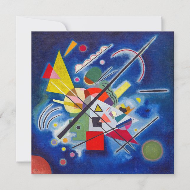 Carte Tableau bleu | Wassily Kandinsky | (Devant)