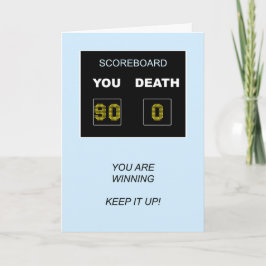 Carte Tableau de bord du 90e anniversaire