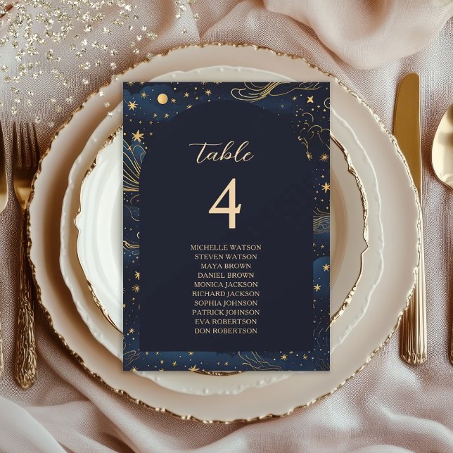 Carte Tableau de sièges de Mariage céleste Boho (Créateur téléchargé)