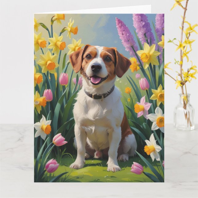 Carte Tableau des fleurs de printemps de la baie Chesape (Fleur jaune)