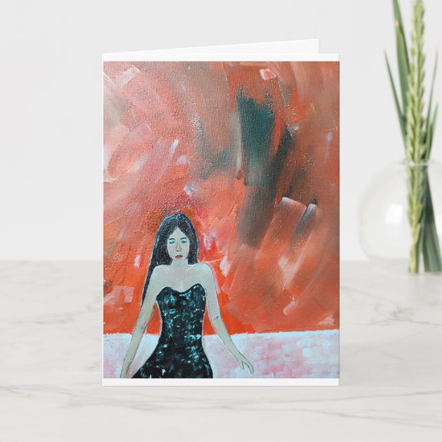 Carte Tableau Oriental Sunset par Alfred Fox (Devant)