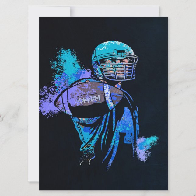 Carte Tableaux du joueur de football (Devant)