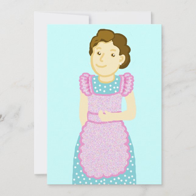 Carte tablier de cuisine (Devant)