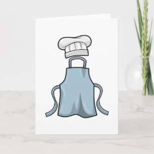 Carte tablier de cuisine et casquette de Cuisine