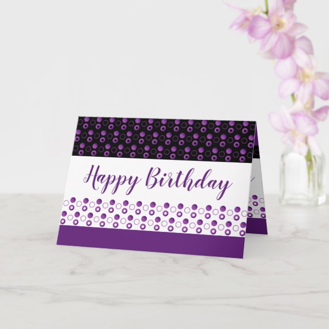 Carte Taches violettes (Orchidée)