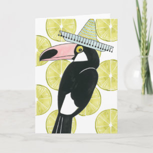 Carte Taco à propos d'amour   Toucan Sombrero