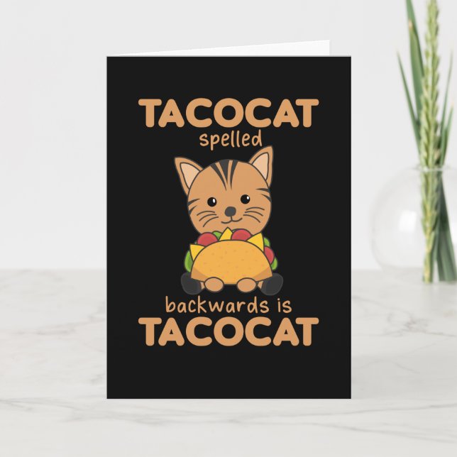 Carte Tacocat Écrit À L'Arrière Est Tacocat - Amour (Devant)