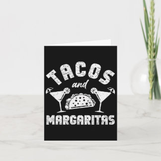 Carte Tacos Et Margaritas Hommes Et Femmes Adultes Cinco