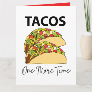 Carte Tacos Une Fois de Plus Nourriture Mexicaine Taco