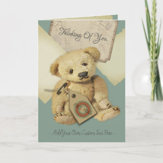 Carte Tad Vintage Ours En Conflit