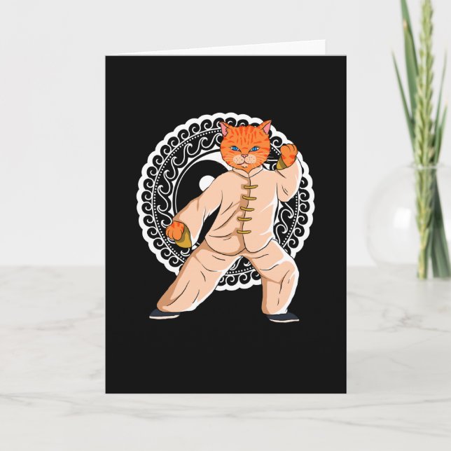 Carte Tai Chi Ying Yang Tai Chi Chat (Devant)