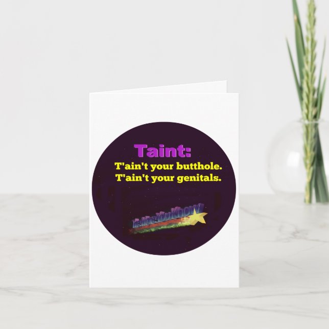 Carte T'aint. (Devant)