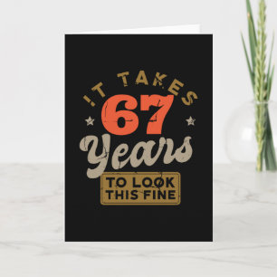 Carte Takes 67 Years to look this fine Greeting Card