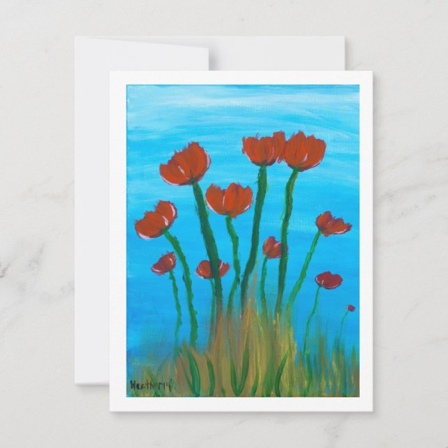 Carte "Tall Tulips" (Devant)