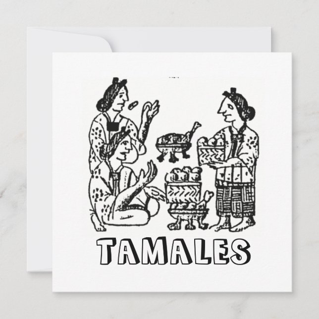 Carte Tamales (Codex florentin, XVIe siècle) (Devant)