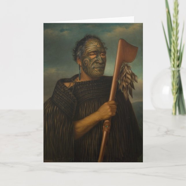 Carte 'Tamati Waka Nene' - Gottfried Lindauer (Devant)