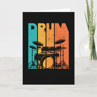 Carte Tambours | Drumming Lover Drummer Cadeau