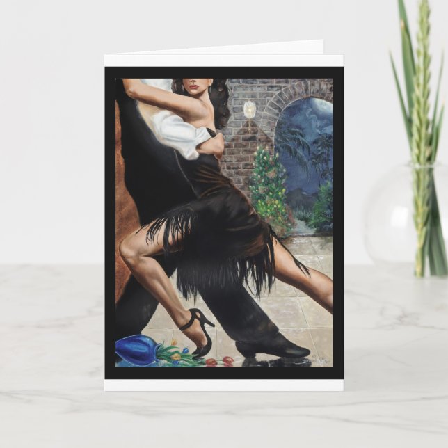 Carte Tango de tulipe (Devant)