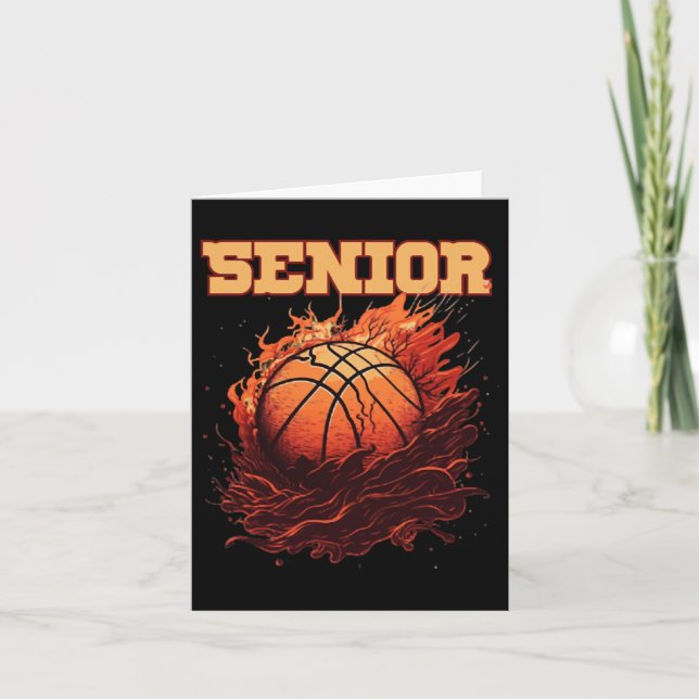 Carte Tante de nuit senior de basket-ball 1 (Devant)